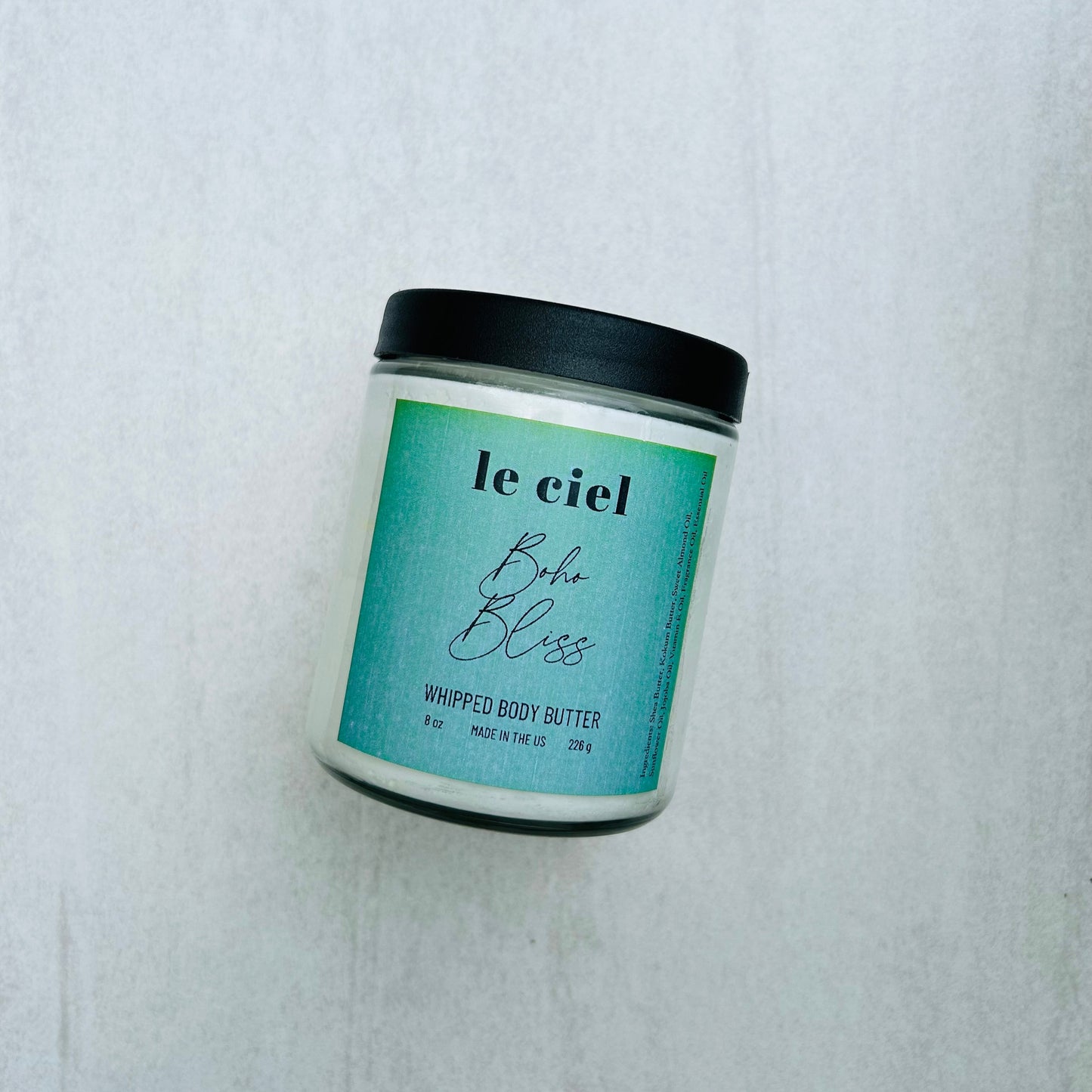 Boho Bliss (Patchouli & Vanilla Bean) Whipped Body Butter