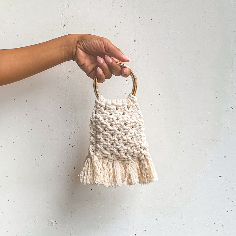 Small Macramé Handbag
