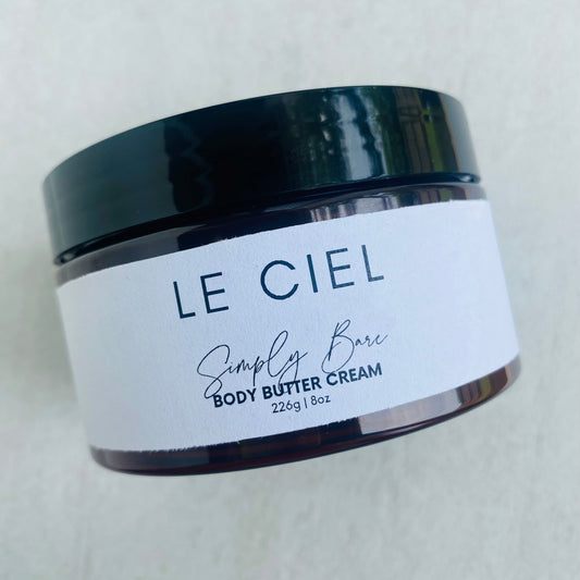 Simply Bare Unscented Body Butter Cream