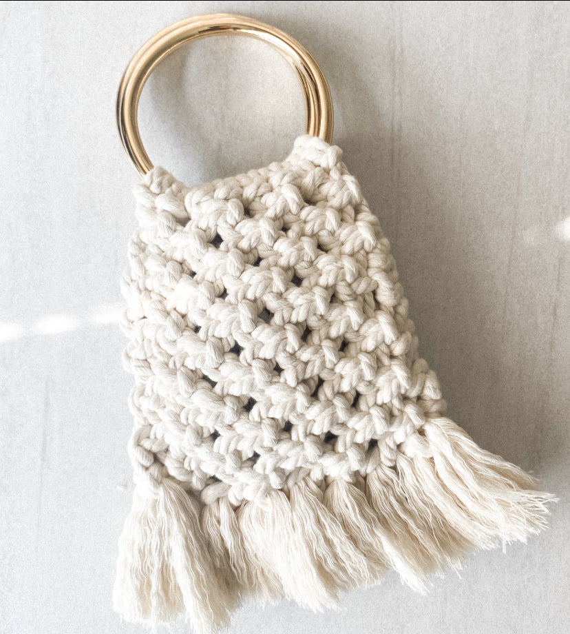 Small Macramé Handbag
